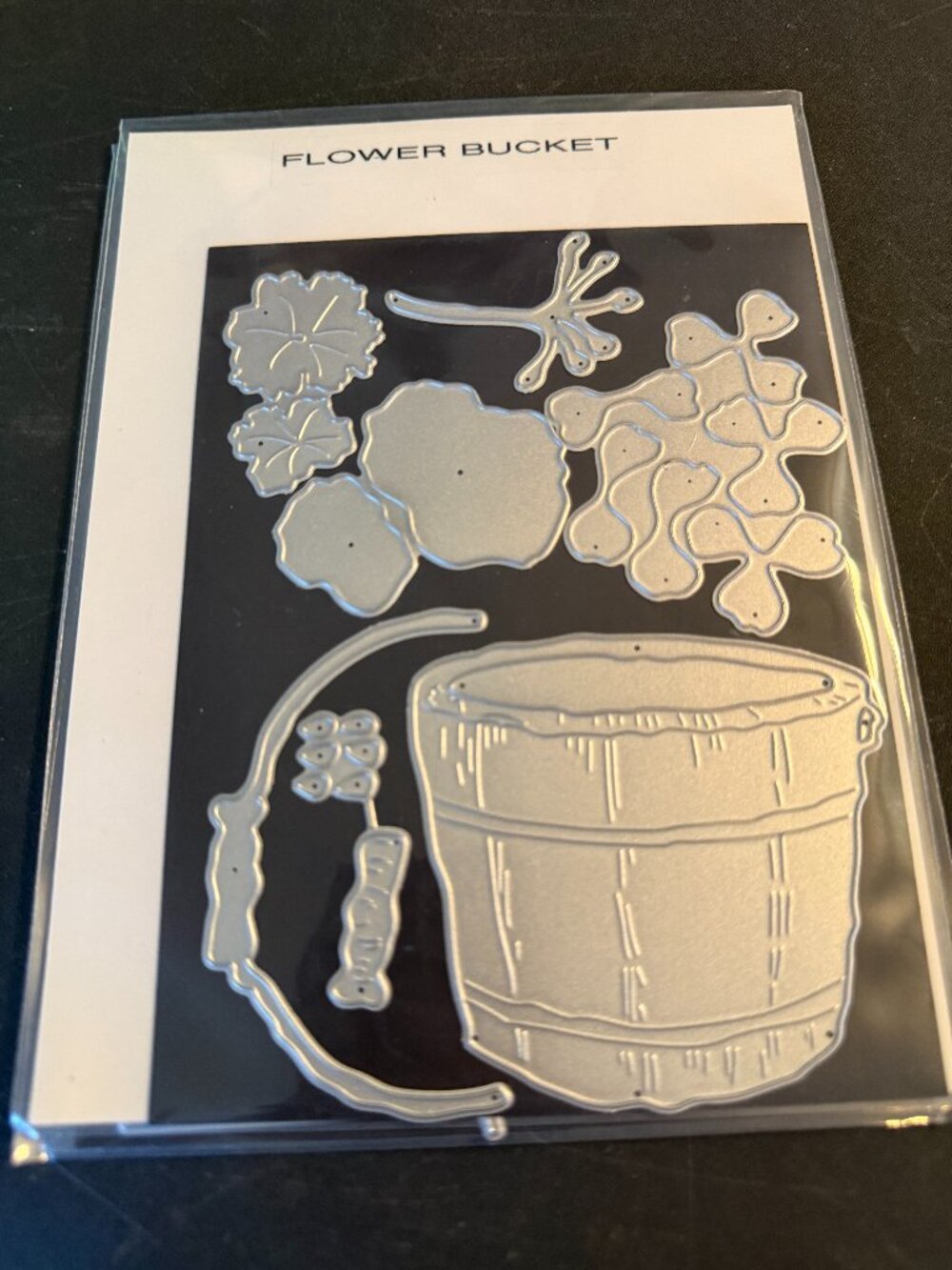 Temu Flower Bucket Metal Dies